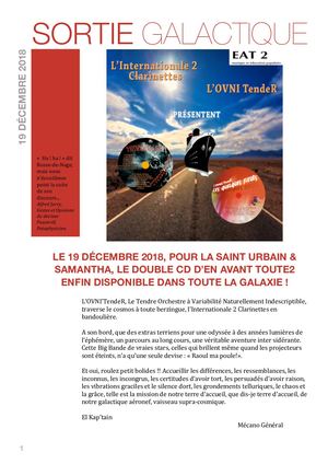 L'OVNI TendeR & I2C - SORTIE GALACTIQUE