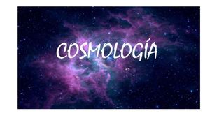 Qué Es La Cosmologia