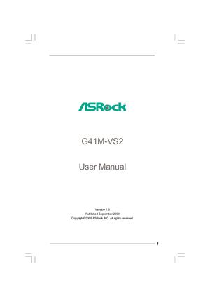 ASROCK G41m Vs2