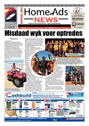 Mossel Bay Home Ads News 19 December