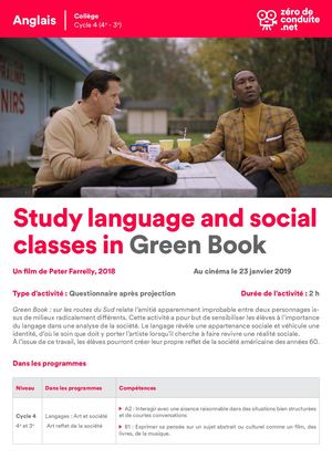 Green Book Fiches Pedagogiques