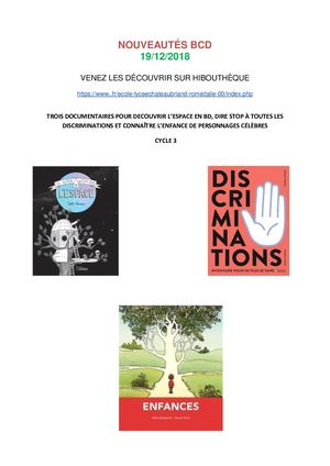 Nouveautés Bcd