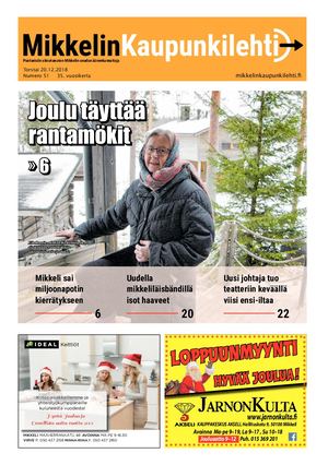 Mikkelin Kaupunkilehti 51/2018