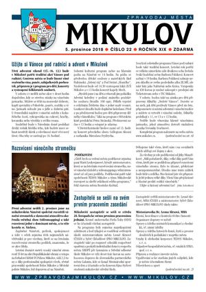 Zpravodaj města Mikulov 22/2018