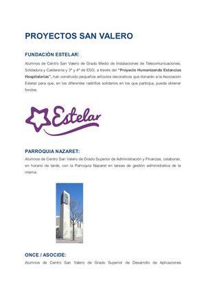 Proyectos San Valero