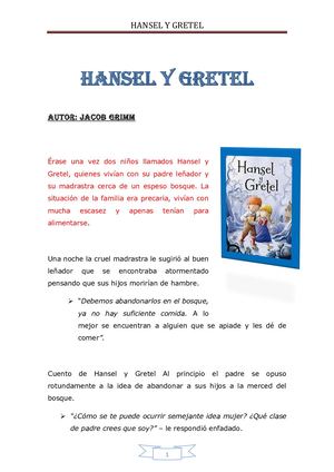 Hansel Y Gretel 1