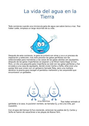 La vida del agua ( Almudena, Adriana, Carlota, Marco)