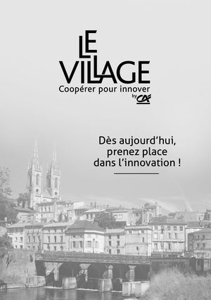 Plaquette Village by CA de Niort