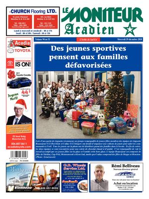 Moniteur Acadien 19 Décembre