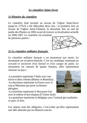 Le Cimetière Saint Sever