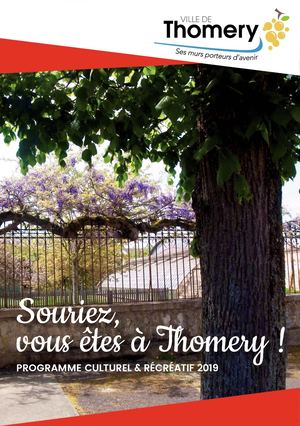 Programme culturel et récréatif en 2019 à Thomery