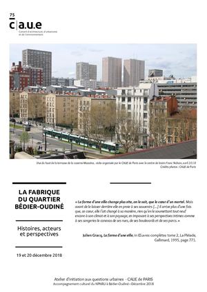 Livret La Fabrique du quartier Bédier-Oudiné