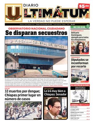 Ultimátum Chiapas, 21 Diciembre 2018