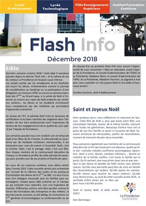Flash Info Décembre 2018