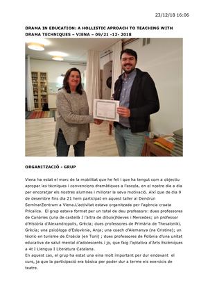 Drama In Education 2018