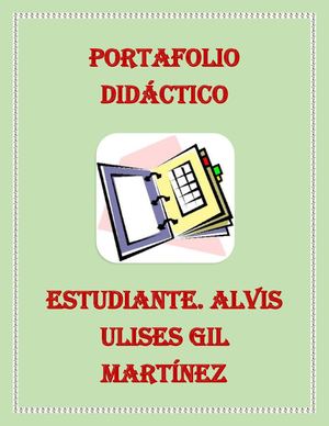 Portafolio Didáctico Alvis Gil