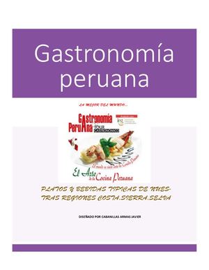 Gastronomía Cabanillas Armas Javier