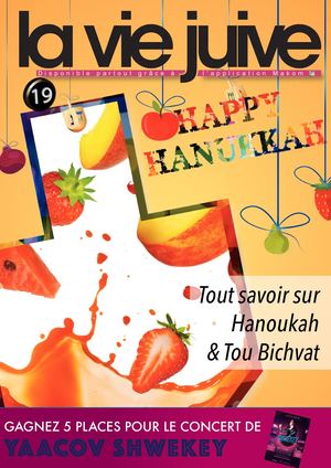 MAGAZINE LA VIE JUIVE HANOUKA TOU BICHVAT 5779 N°19