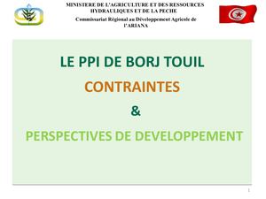 EAUX / présentation Borj Touil Eut