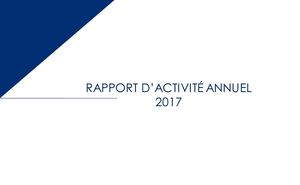 Rapport Annuel 2017 Al Jisr