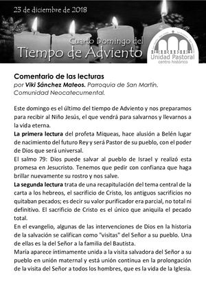 Cuarto Domingo De Adviento