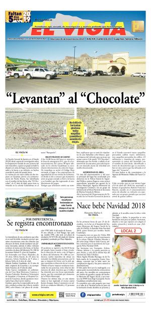 Calaméo 26 de diciembre del 2018 Calaméo 26 de diciembre del 2018