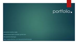 Portfolio Alexandra Martins 2018