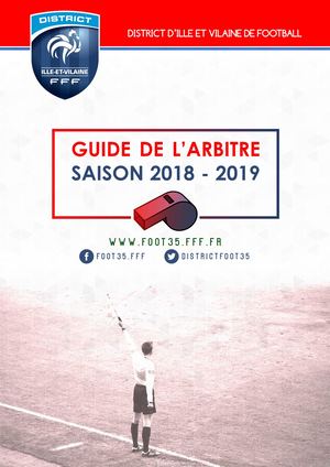 Guide de l'arbitre 2018 2019