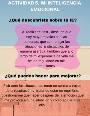 Mi Inteligencia Emocional