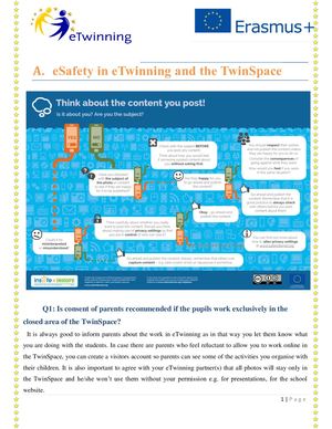 E Safety on E Twinning Space