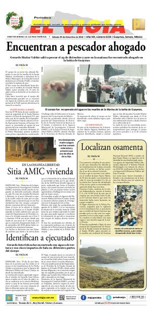 29 de diciembre del 2018