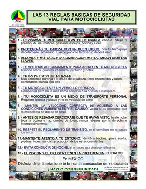 Networkvial presenta: Las 13 Reglas Básicas de Seguridad Vial para Motociclistas
