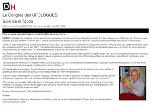 014. DH : LE CONGRES DES UFOLOGUES