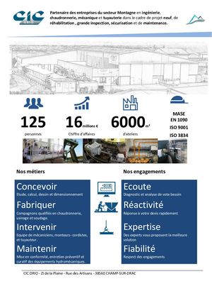 CIC ORIO présentation Montagne
