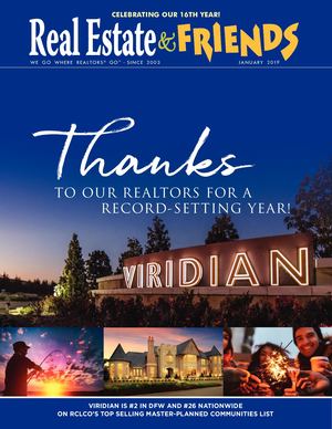 Real Estate and Friends Magazine, JAN 2019