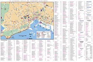Plan de la Ville Sanary