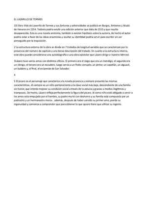 El Lazarillo De Tormes