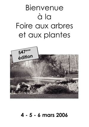 Catalogue Foire aux Arbres 2006