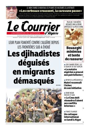 Le Courrier d'Algérie du samedi 5 janvier 2019