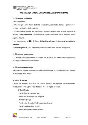 Presentación Materia