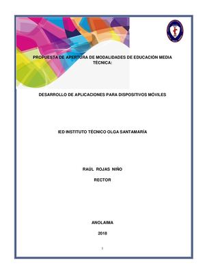 Proyecto Nueva Modalidad Sec