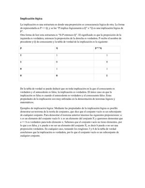 Implicación Lógica (Leonela Onofre Vilela)