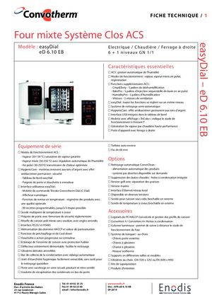 Enodis - ft Convotherm Easy Dial Eb 6 10