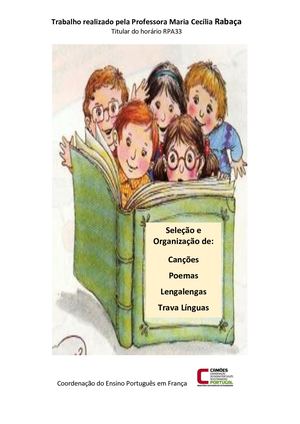 Canções, Poemas, Lengalengas e Trava Línguas