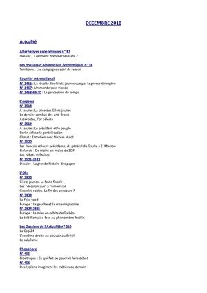 Décembre 2018