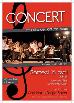 Affiches 2016 Orchestre De Pont De Vaux