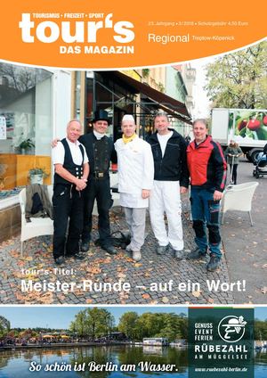 tour's Das Magazin Regionale Ausgabe 2/2018