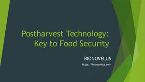 Postharvest Technology Key To Food Security