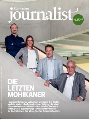 Der Schweizer Journalist 06/18 Vorschau