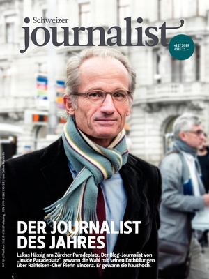 Der Schweizer Journalist 10/18 Vorschau